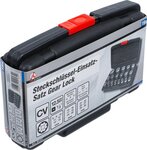 Steckschlussel-Einsatz-Satz Gear Lock Antrieb Innenvierkant 12,5 mm (1/2) 19-tlg