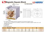 Magnetischer Vierkantblock 7 mm – 29 mm