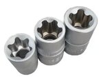 Torx-Steckschlusselsatz 1/4 + 3/8 + 1/2 101-teilig