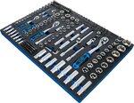 3/3 Werkzeugaufnahme: 192-teiliges Sockelset, Pro Torque®