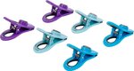 Mehrzweck-Verschluss-Clip-Satz magnetisch farbig 6-tlg