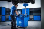 Ol-Service-Station mit Olfilterschlussel-Satz 70 l
