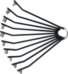 Spezial-Bitschraubendreher ultra flach Schlitz SL Kreuzschlitz PH und PZ T-Profil (fur Torx) 10-tlg