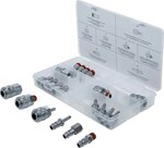 Druckluft-Stecknippel und Druckluft-Schnellkupplungs-Satz 21-tlg