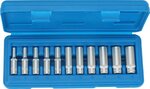 Tiefsteckschlussel-Satz 11-teilig 1/4 Sechskant 4-13 mm