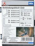 Verbindungsblech-Satz, 180-tlg.