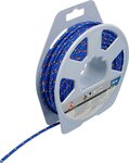 Kunststoff-Seil / Allzweckseil 4 mm x 30 m blau / gelb / rot
