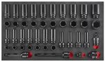 Jumbo Black Edition Werkzeugwagen mit 8 Schubladen und 607-teiligem Werkzeugsatz
