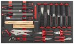Jumbo Black Edition Werkzeugwagen mit 8 Schubladen und 607-teiligem Werkzeugsatz