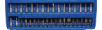 Steckschlüssel-Satz Wellenprofil Antrieb 6,3 mm (1/4) / 12,5 mm (1/2) 95-tlg