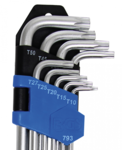 Winkelschlüssel-Satz extra lang T-Profil (für Torx) T10 - T50 9-tlg