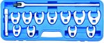 Hahnenfußschlüssel-Satz Antrieb Innenvierkant (1/2) SW 13-tlg.