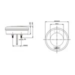 Rückleuchte 3 Funktionen 122mm 24LED