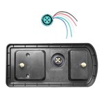 Rucklicht 5 Funktionen 225x105mm 43LED rechts