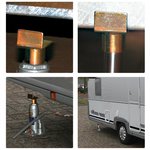 Adapter fur Wagenheber mit einfacher Erhohung
