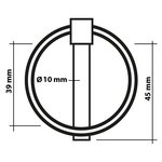 Klappsplint 10mm mit Ring