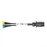 Kabelsatz 7M mit 7-poligem Stecker und 2x 5-poligem Stecker