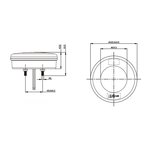 Vordere Beleuchtung 2 Funktionen 122mm 24LED