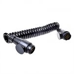 Spiralkabel 3 5M 13 Adern mit 2x Stecker 13 polig PVC