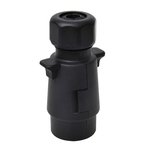 7-poliger PVC-Stecker mit Kabelschuhanschluss
