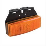 Seitenmarkierungsleuchte 12/24V orange 110x40mm LED mit Halter
