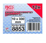 Schleifband 10 mm x 330 mm 12 Stück für Art. 8853