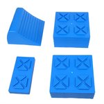 Multifunktionaler stapelbarer Rampenblock