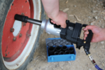 Kraft-Steckschlüssel-Einsatz-Satz Sechskant, tief Antrieb Innenvierkant 27-50mm 8-tlg
