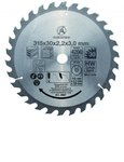 Hartmetall-Kreissageblatt Ø 315 x 30 x 3,0 mm 30 Zahne
