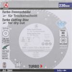 Turbo-Trennscheibe, 230 mm