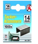 Klammern à 1000 Stück, 14 mm