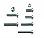 125-teiliges Mutter- und Schraubensortiment, M4 + M5 metrisch