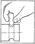 Radiuslehre -0,25 kg