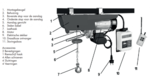 Elektrozug 300/600kg