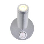 Aufbaustrahler 1-LED schwenkbar 12V 120lm  dia 65x65-130mm