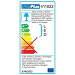 Aufbauspot 1-Led mit flexiblem Schwanenhals 12V 120lm Ø65x110-260mm