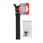Kotflugelpumpe Kunststoff schwarz mit Adapter