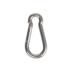 Karabiner 6x60mm, A4 RVS AISI 316, 670 daN