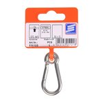 Karabiner 50x5mm  mit geschlossener ose  A4 Edelstahl AISI 316  570 daN
