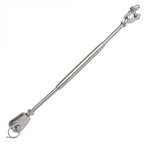 Wantenspanner M5 für Seil 2,5mm, A4 RVS AISI 316