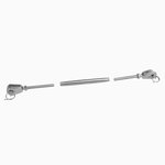 Wantenspanner M6 für Seil, 3mm, A4 RVS AISI 316, 1.500 daN