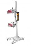 Infrarot-Lacktrockner mit 2 Lampen