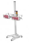 Infrarot-Lacktrockner mit 2 Lampen