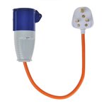 Verlangerungskabel 40cm von UK-Stecker auf CEE