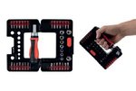 Bit / Socket Set mit Ratschenspinner Griff für Bits, reversibel 38 Stck.