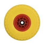 PU-Reifen mit Kunststoff-Felge 10- 3.00-4