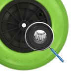 PU-Reifen mit Kunststoff-Felge 16- 4.00-8