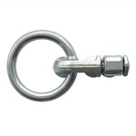 Einsteckbeschlag doppelt mit Ring rund