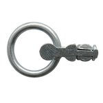 Einsteckbeschlag doppelt mit Ring rund