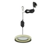 Hängelampe LED faltbar Silikon weiß Ø25cm